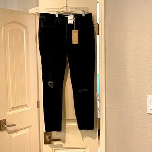 Madewell black skinny jeans